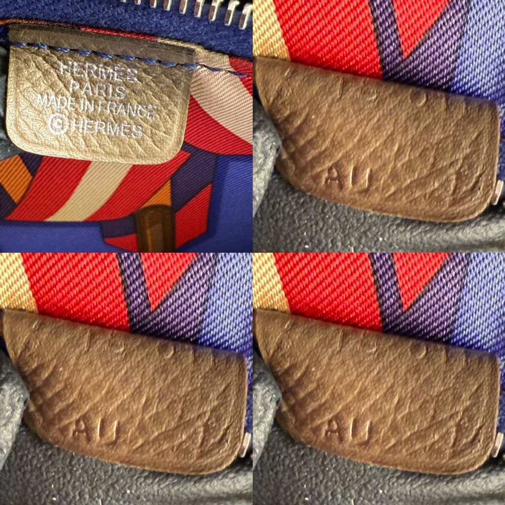 Authentic Hermes Chevre Leather Zip Wallet - Picture 15 of 15